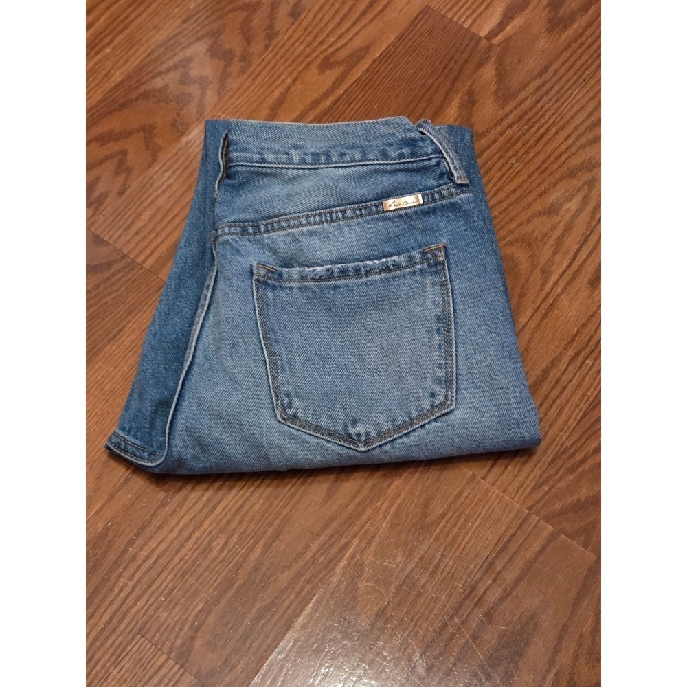 KanCan Distressed High Rise Straight Leg Jeans Blue KC7180M Size 7/27